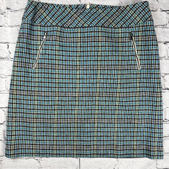 Talbots Dresses & Skirts - Talbots Plaid Wool Blend Lined Skirt 6